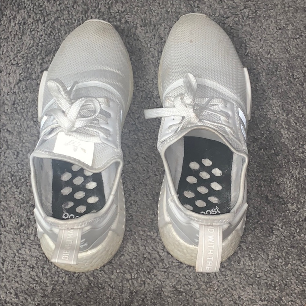 Adidas All White NMDs